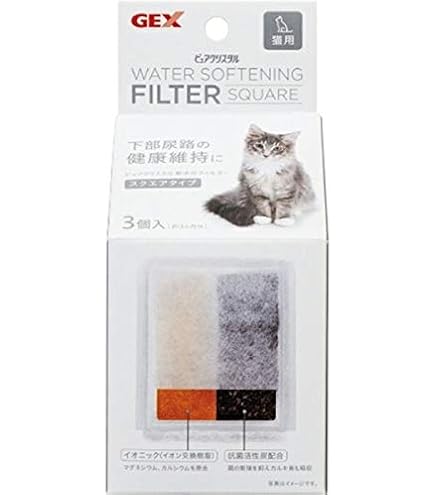 Amazon | ピュアクリスタル セラミックススクエア 猫用 | GEX | 給水器